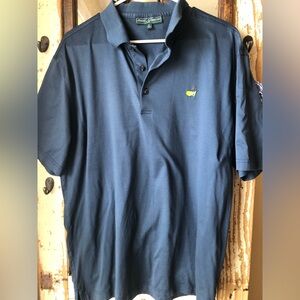 Masters tournament golf polo shirt mens XL blue Augusta National